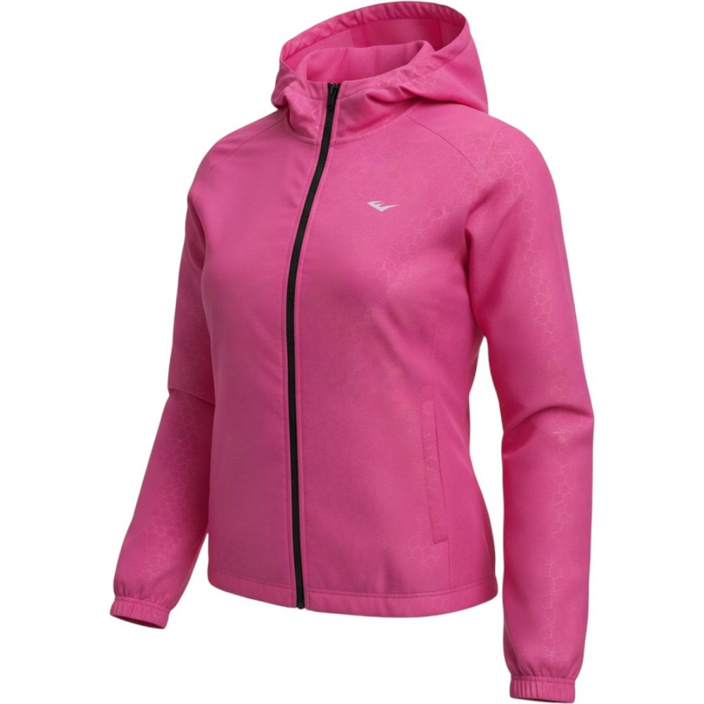 Womens Windbreaker,Rain Jacket Hooded Full Zip Geometric Pattern Large